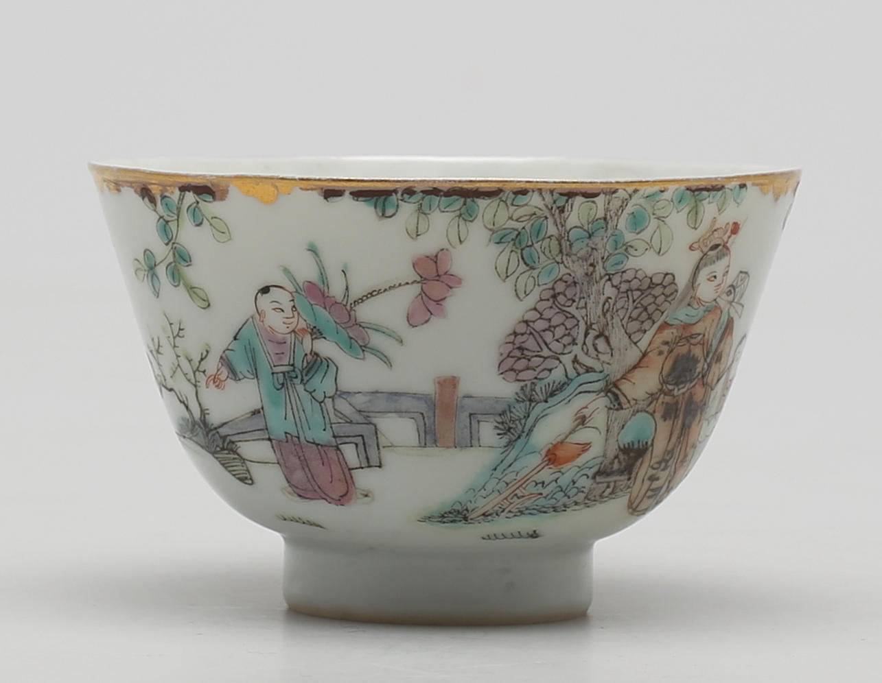 SKÅL, porslin, Kina, 1800-tal.