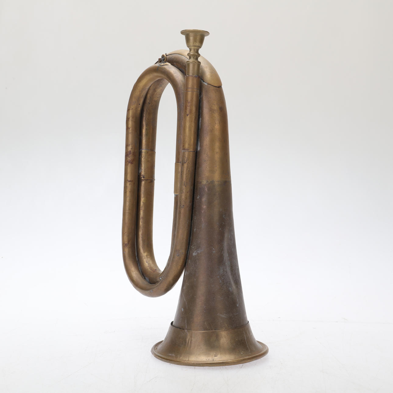 JÄGARHORN, mässing.