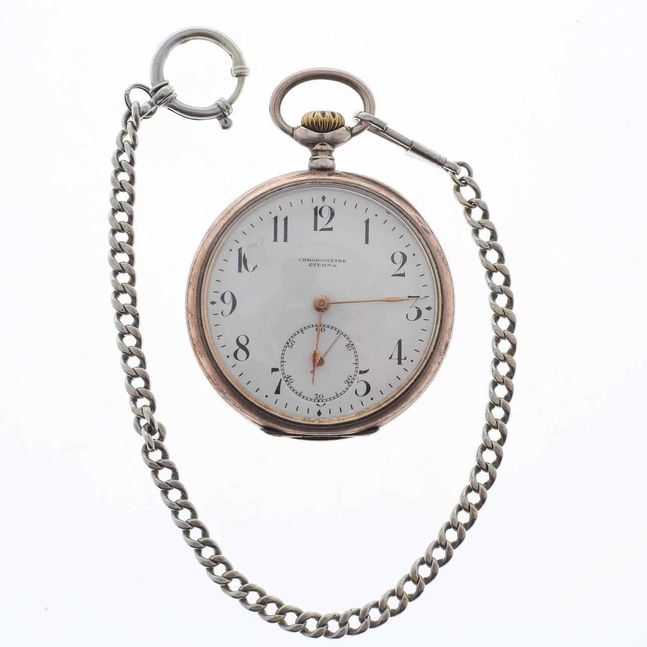 TASCHENUHR, Silber, Eterna.