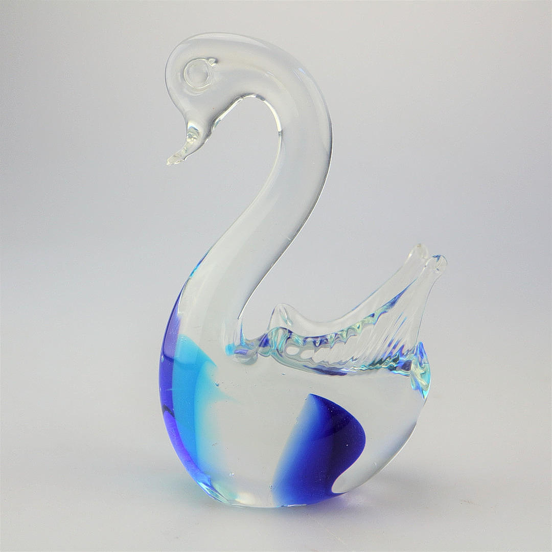 ARCHIMEDE SEGUSO. MURANO GLASS SWAN VINTAGE.