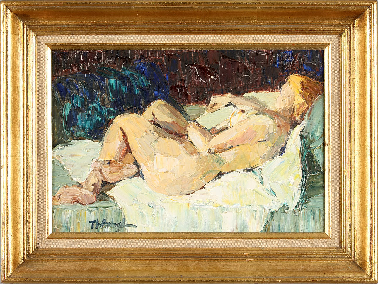 OIDENTIFIERAD KONSTNÄR. Nude study.