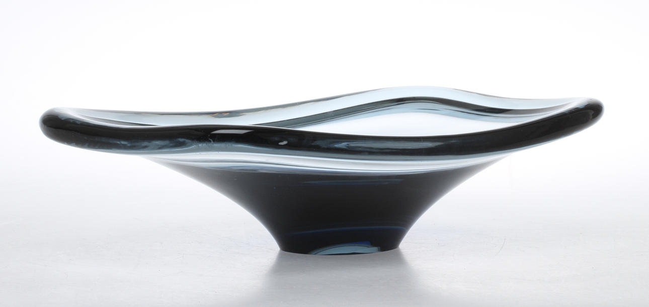 SKÅLFAT, glas, Vicke Lindstrand, Kosta.