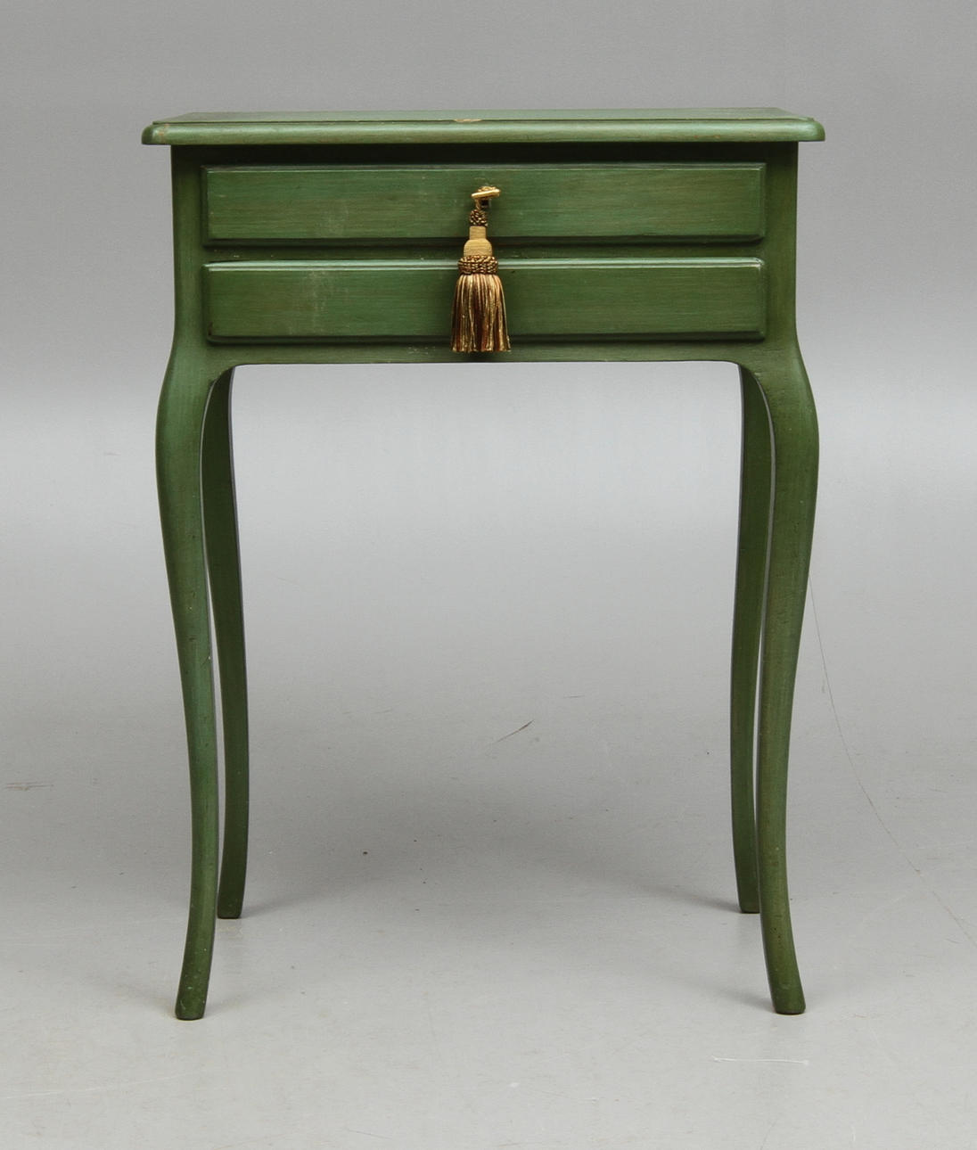 BORD, med två lådor i sargen, rokokostil, 1900-tal.