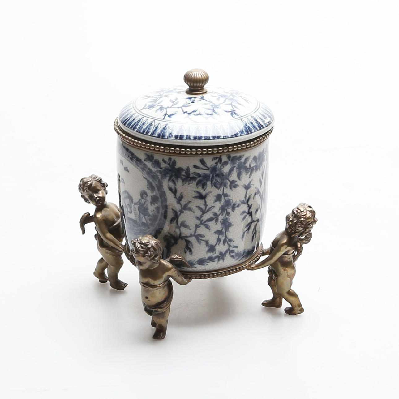 LOCKKBON BONJÄR, ceramic/metal, 1900s.