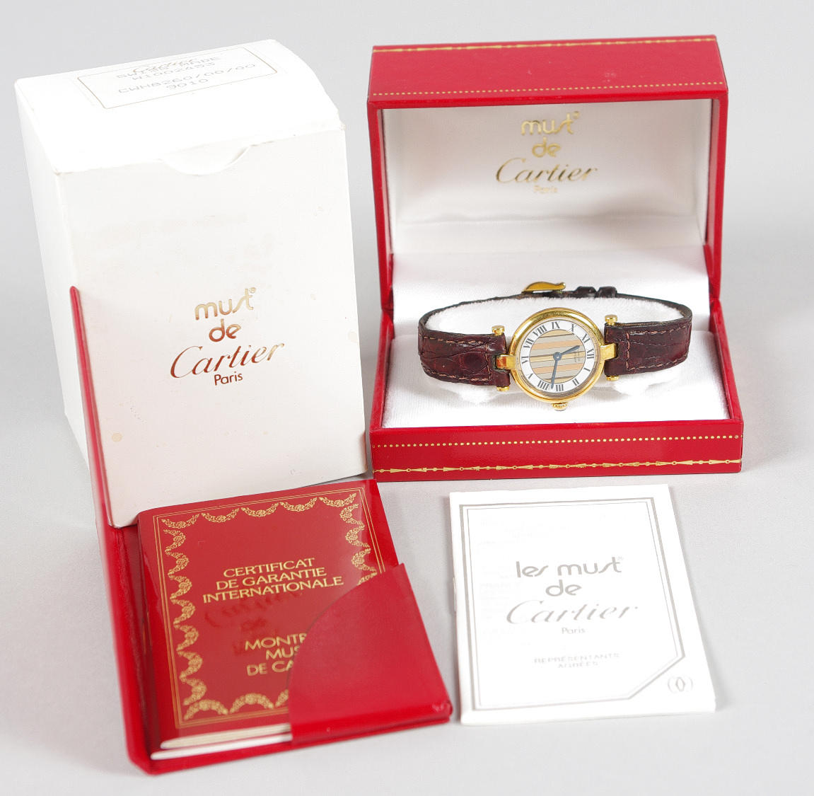 DAMARMBANDSUR, Must de Cartier, Vermeil, Paris.