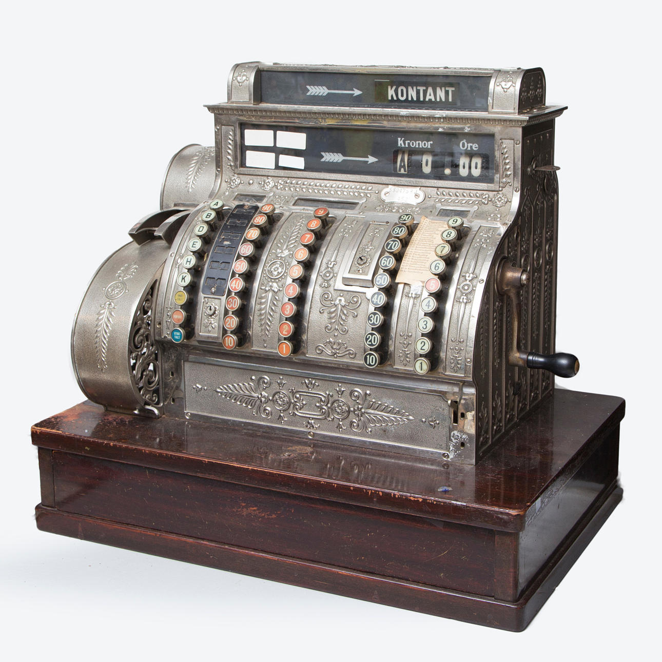 KASSAMASKIN, National, 1900-tal.