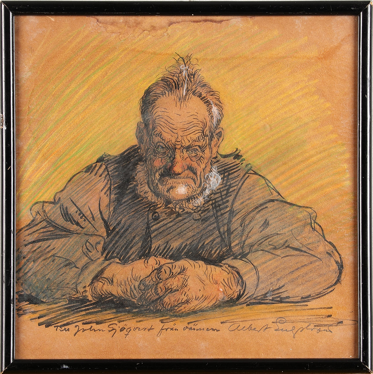 ALBERT ENGSTRÖM. Serious man.