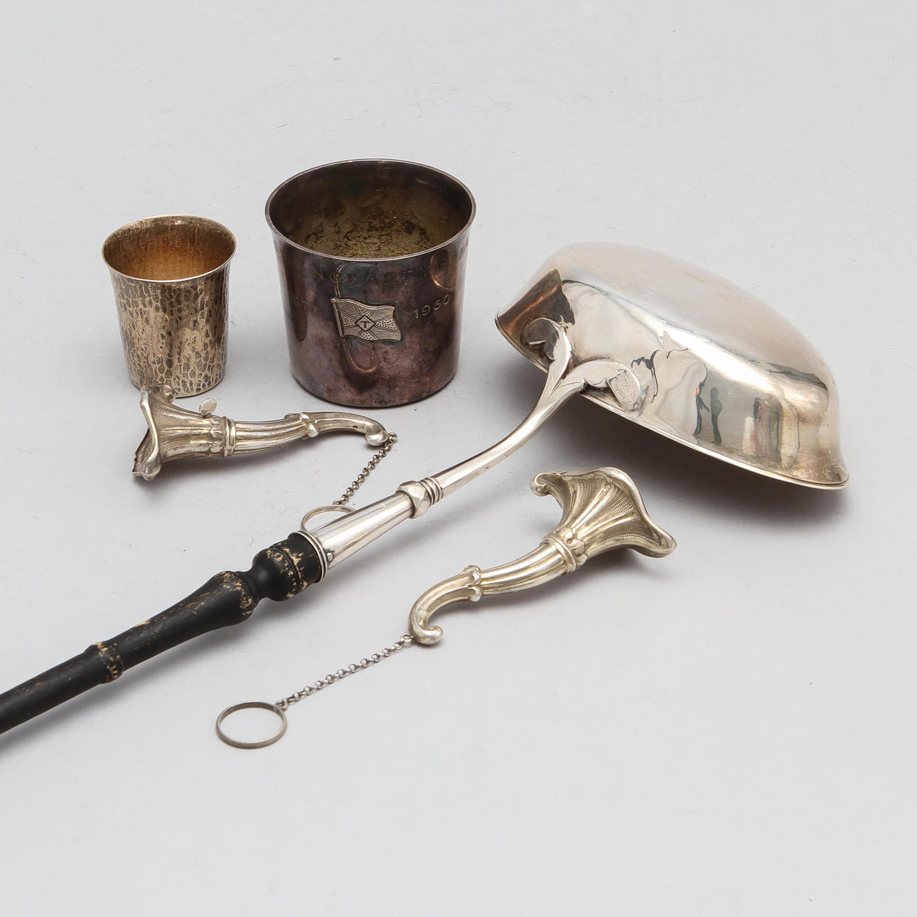 SILVER, 6 delar, ca 575 gram brutto.