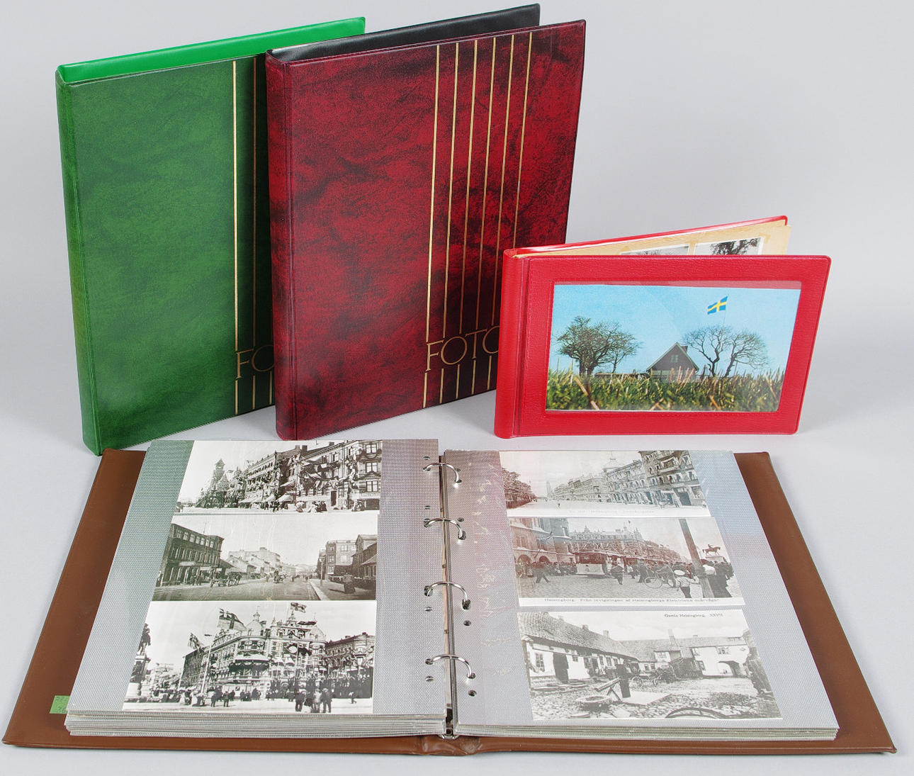 ALBUM, 4 stycken, Helsingborgskuriosa.