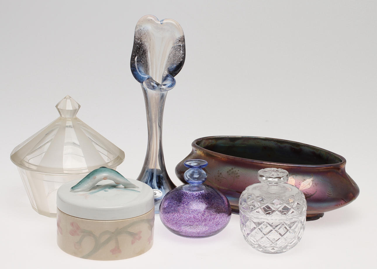 PARTI KERAMIK/GLAS, 6 delar.