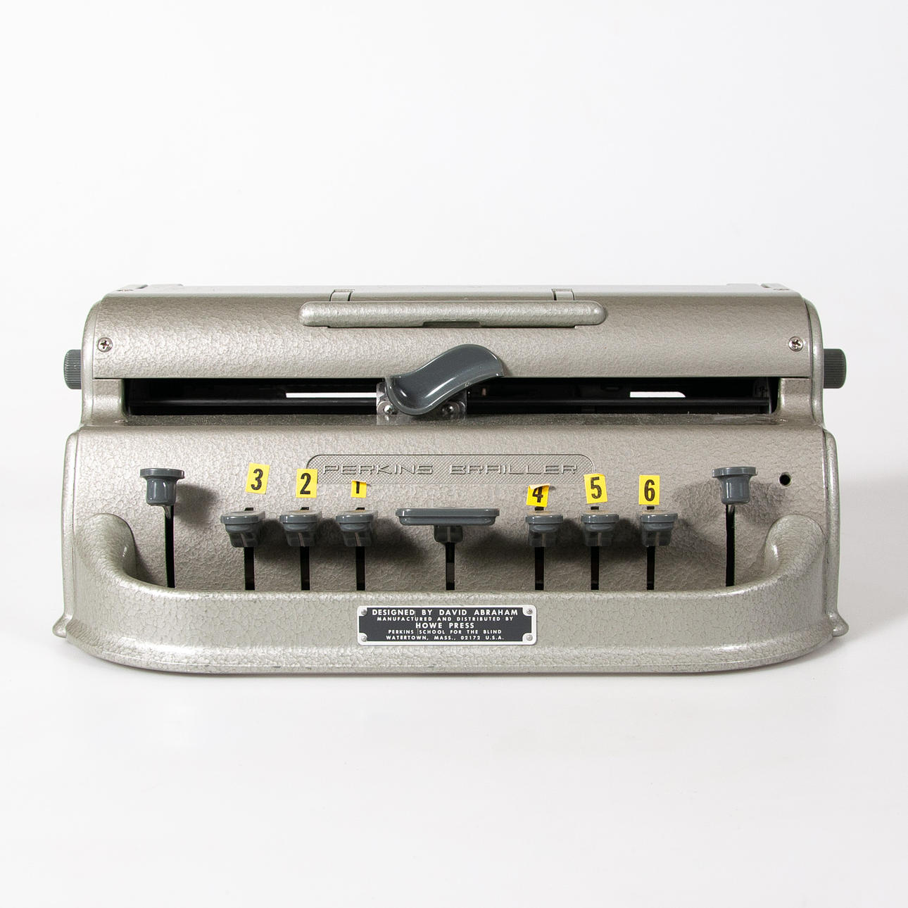 PERKINS BRAILER, Braille-Maschine.