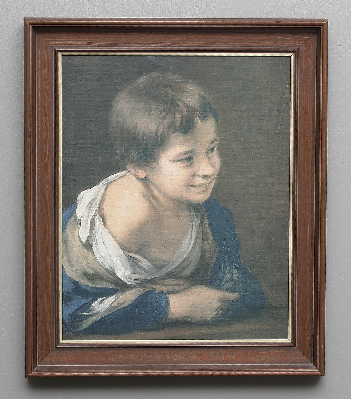 MURILLO, BARTOLOME ESTERBAN, estampa de, "Niño sonriente", Master Art.