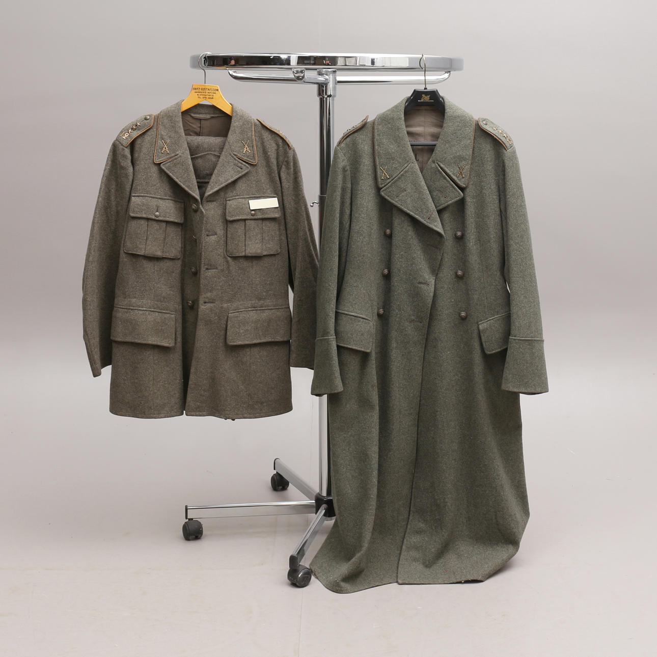 UNIFORM, kaptajnsrang, vintermodel, 1940'erne.