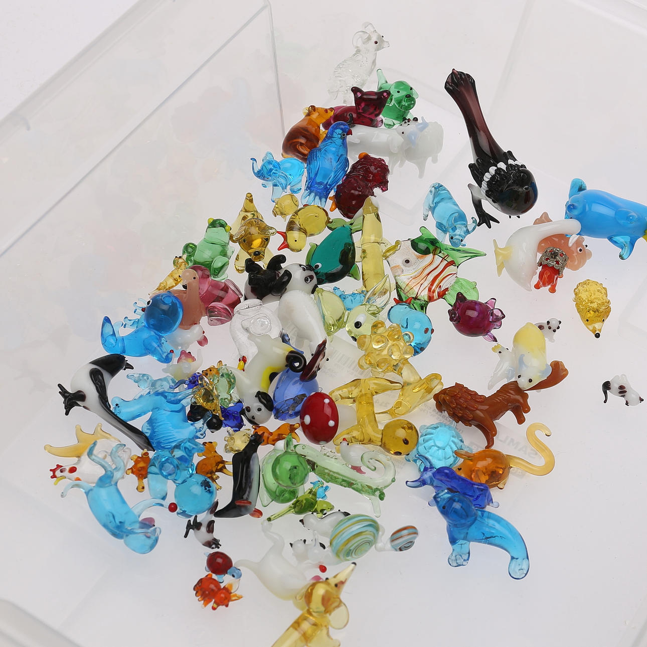 GLASFIGUREN, Tiere, ca. 80 Stk.