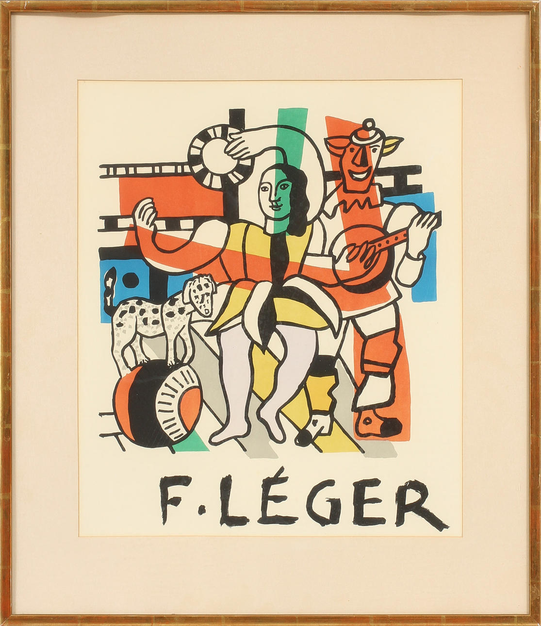 FERNAND LÉGER, lithograph, sign in print.