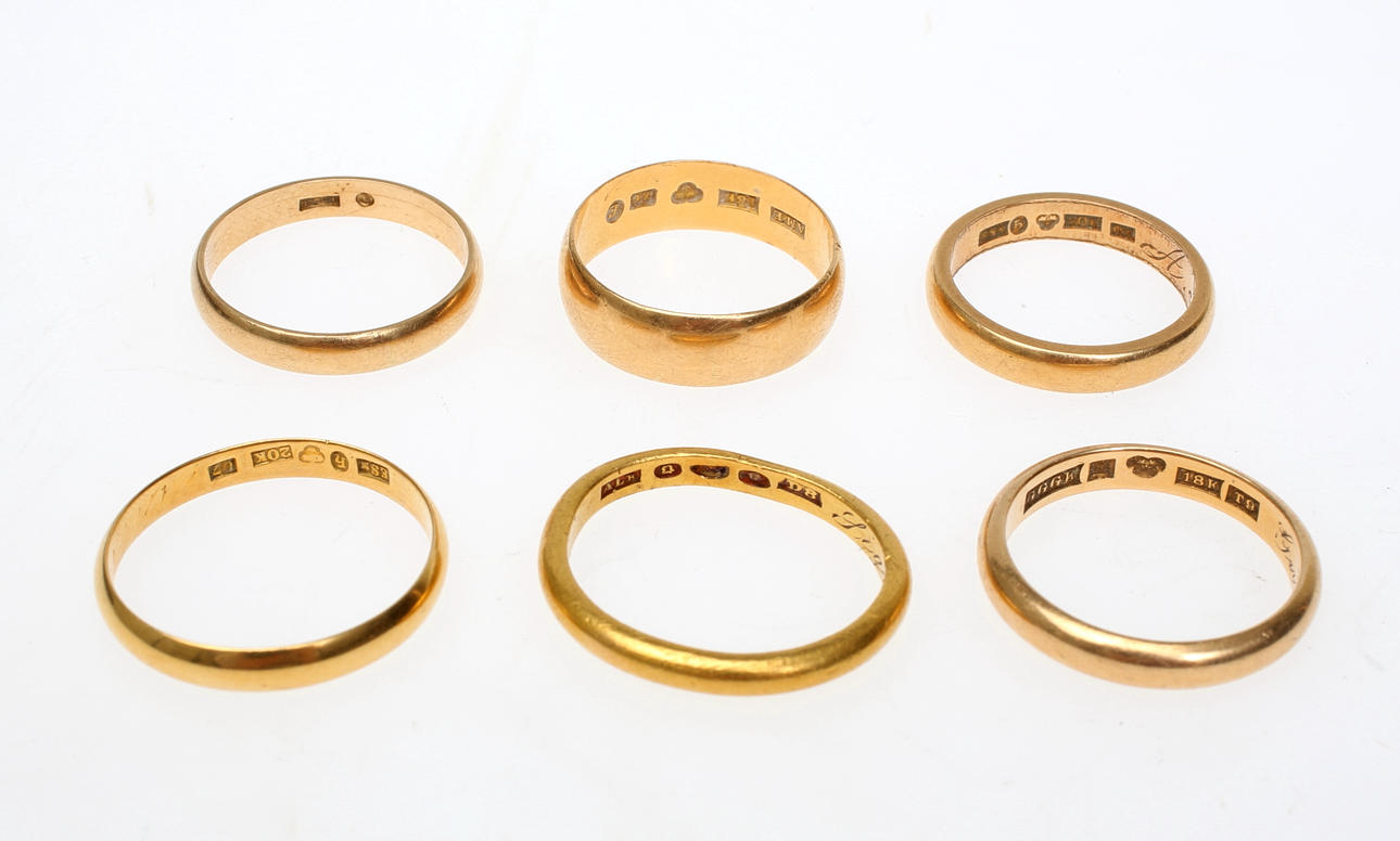 PARTI GULD, Diverse ringar.