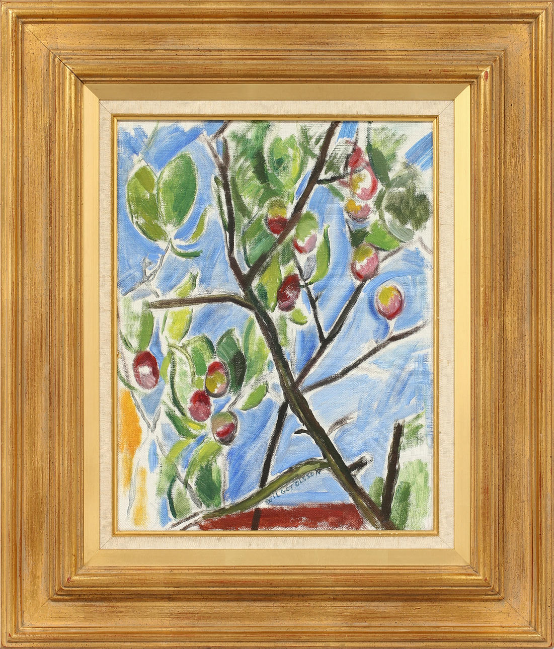 WILGOT OLSSON, olja på duk, sign.