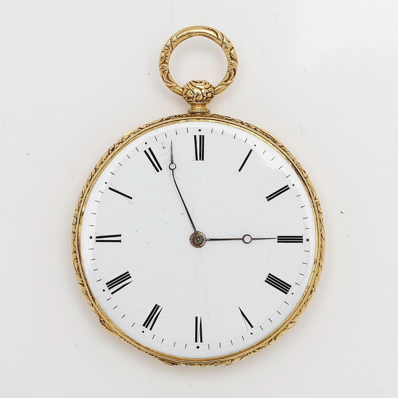 TASCHENUHR, 18 Karat Gold, Aiguilles.