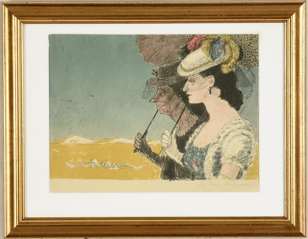 STIG MUNTHE SANDBERG. Color lithography.