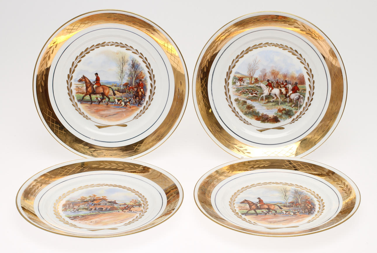 FAT, 4 st, porslin, Royal Copenhagen, 1900-tal.