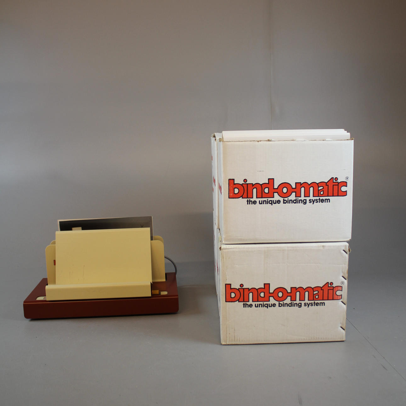 BINDER MAKING TOOLS Bind-o-matic 2000.