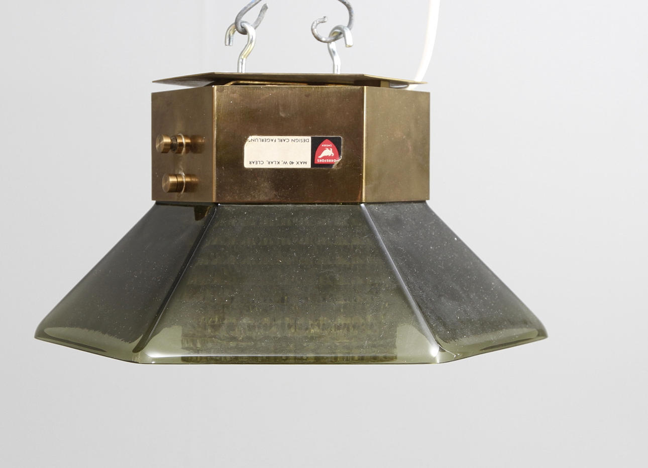 TAKLAMPA, Carl Fagerlund, Orrefors.