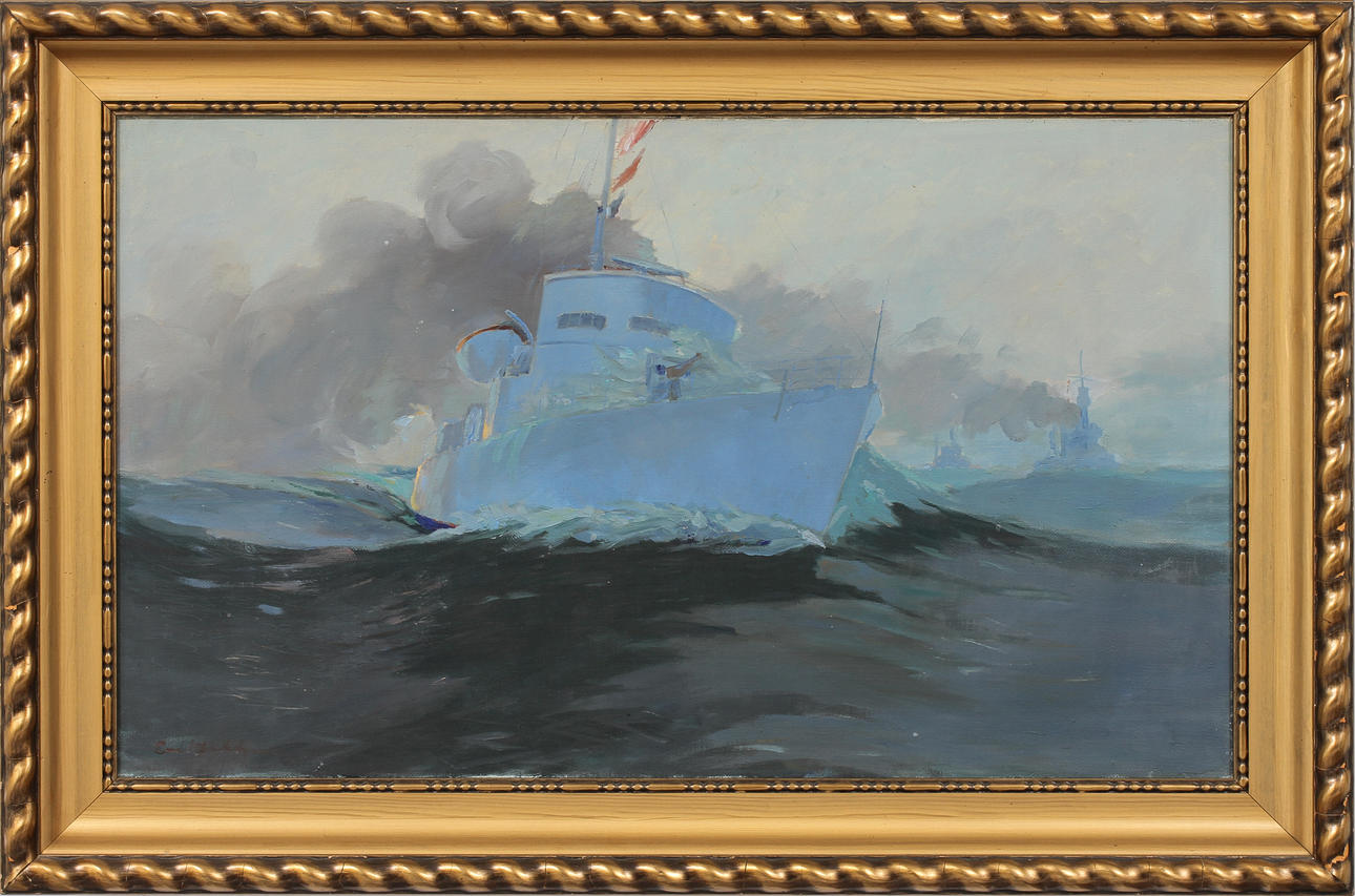 CARL DAHLGREN. Olja på duk, signerad.