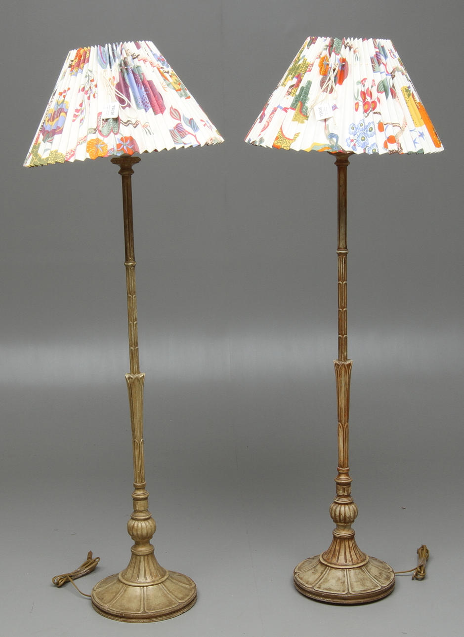 GOLVLAMPOR, 1 par, 1900-tal.