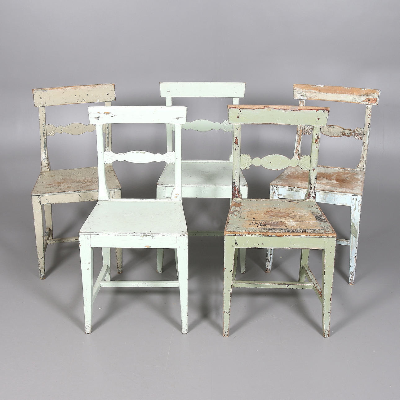 STOLAR, 5 st, allmoge, 1800-tal.