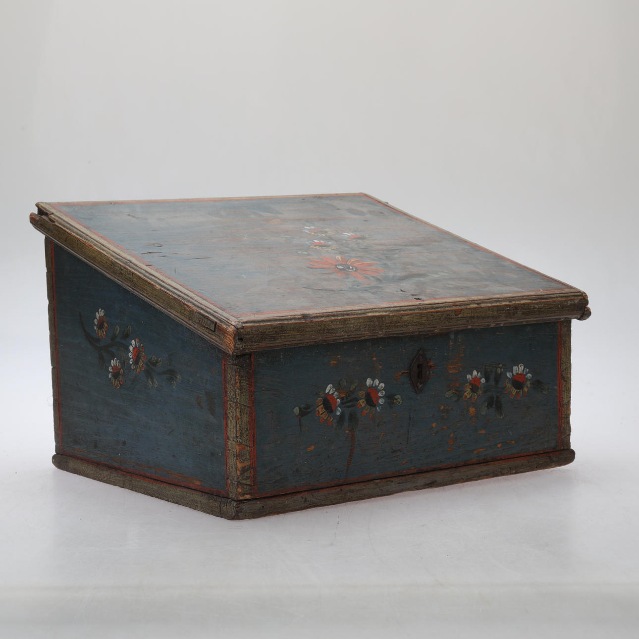 SCHREIBTRUHE, 19. Jahrhundert.