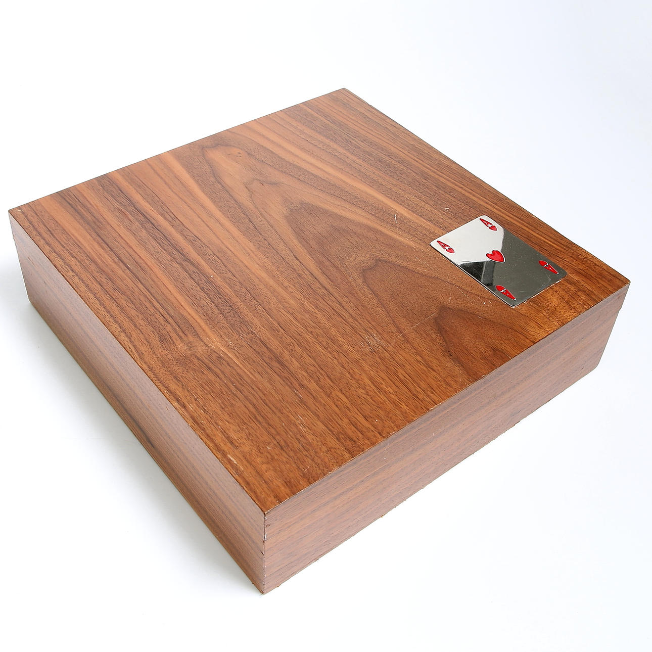 SCHATULL FÖR SPELMARKER/POKER, Harrods, Waddingtons, London. 1900-talets andra hälft.