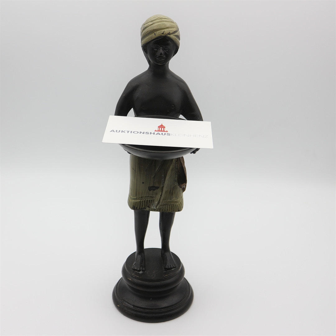 ANTIK ART DECO BRONZE VISITKORTHOLDER.