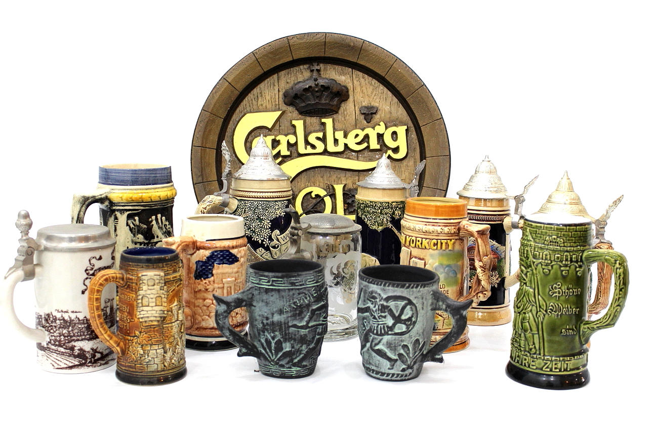 ÖLSTOP 13 stycken, BARTAVLA Carlsbergs öl.