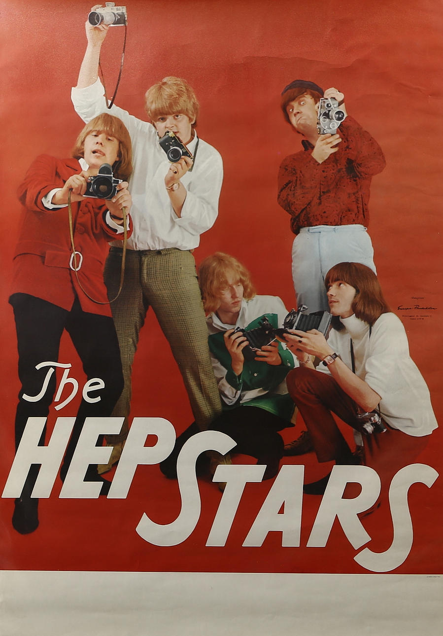 HEP STARS. Poster, 1960s.