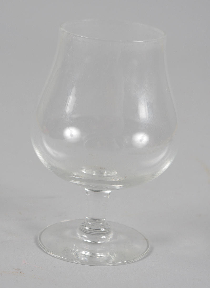 KONJAKSKUPOR, 12 stycken, kristall.