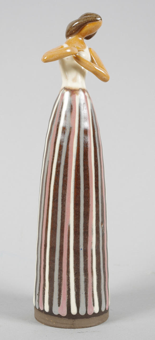 PORSLINSFIGUR, "Backafallsflickan", Cay Cedergren.