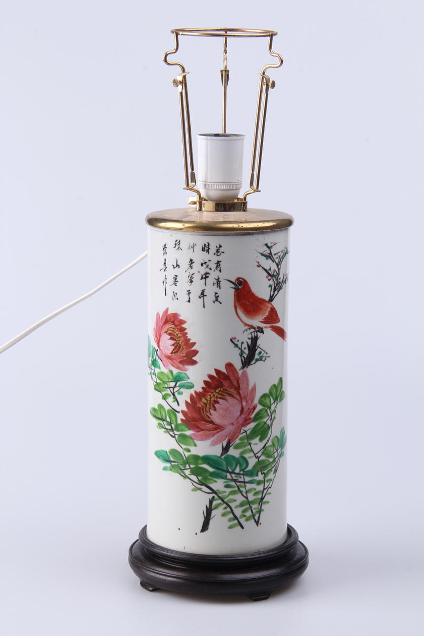 BORDSLAMPA, med sockel, Tung Chih, Kina, 1862-1875.