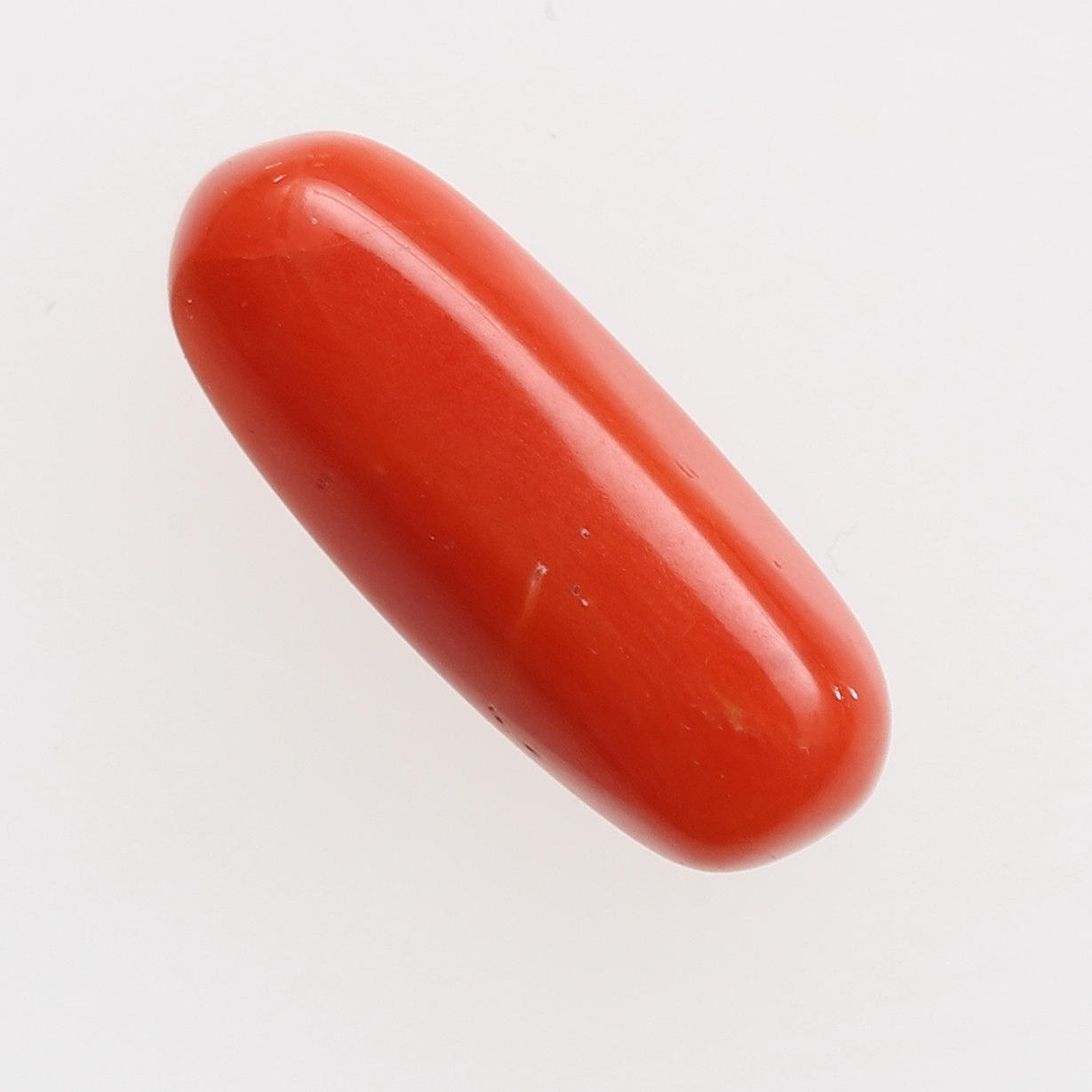 CORAL, rojo anaranjado, 6,35 ct.