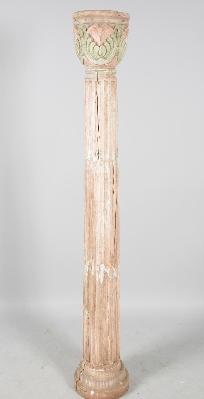 KOLONN, målat trä, 1900-tal.