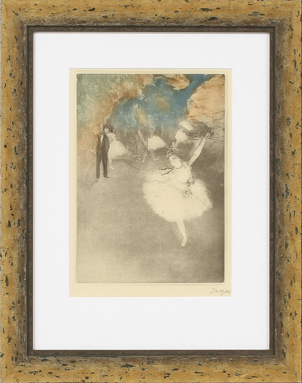 EDGAR DEGAS. EFTER. estning, sign.