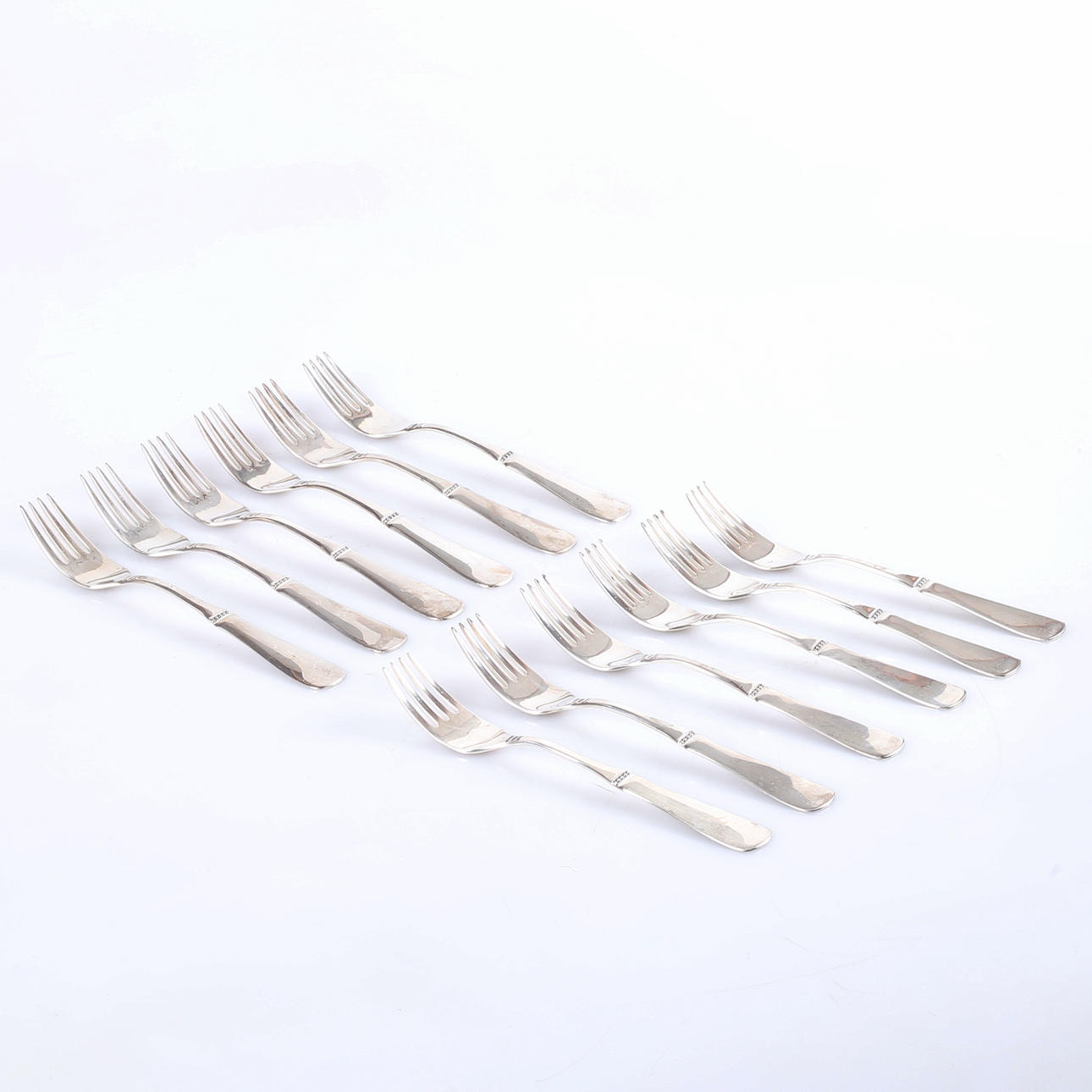 BORDSGAFFLAR, 12 st, MGAB, Modell "Uppsala".