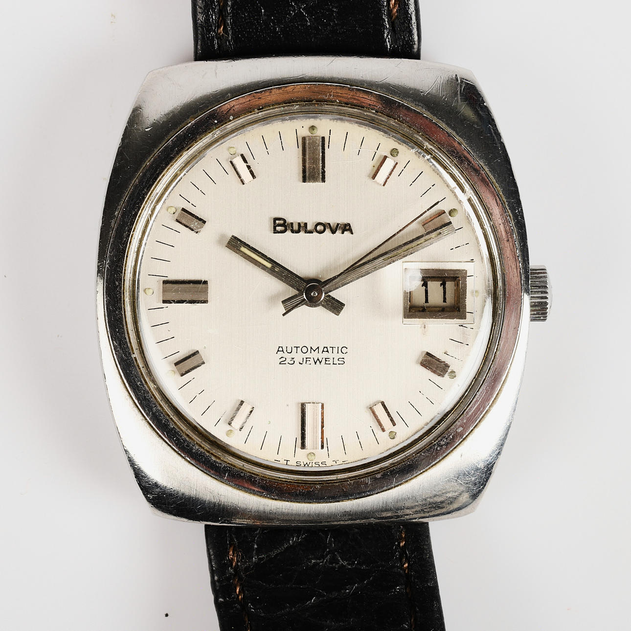 WRIST WATCH, Bulova Automatic, steel.