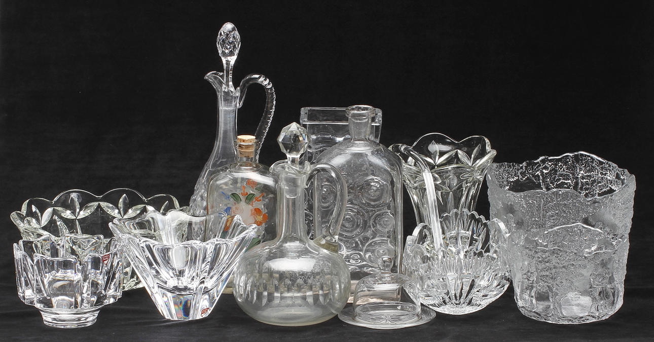 PARTI GLAS, bla Orrefors.