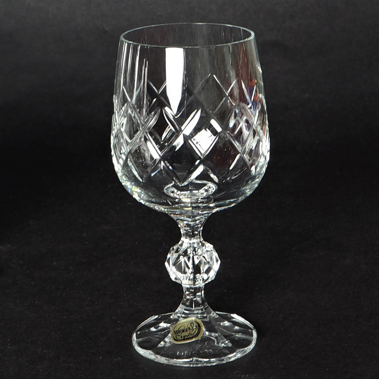 VINGLAS, 12 st, "Bristol", Bohemia Crystal.