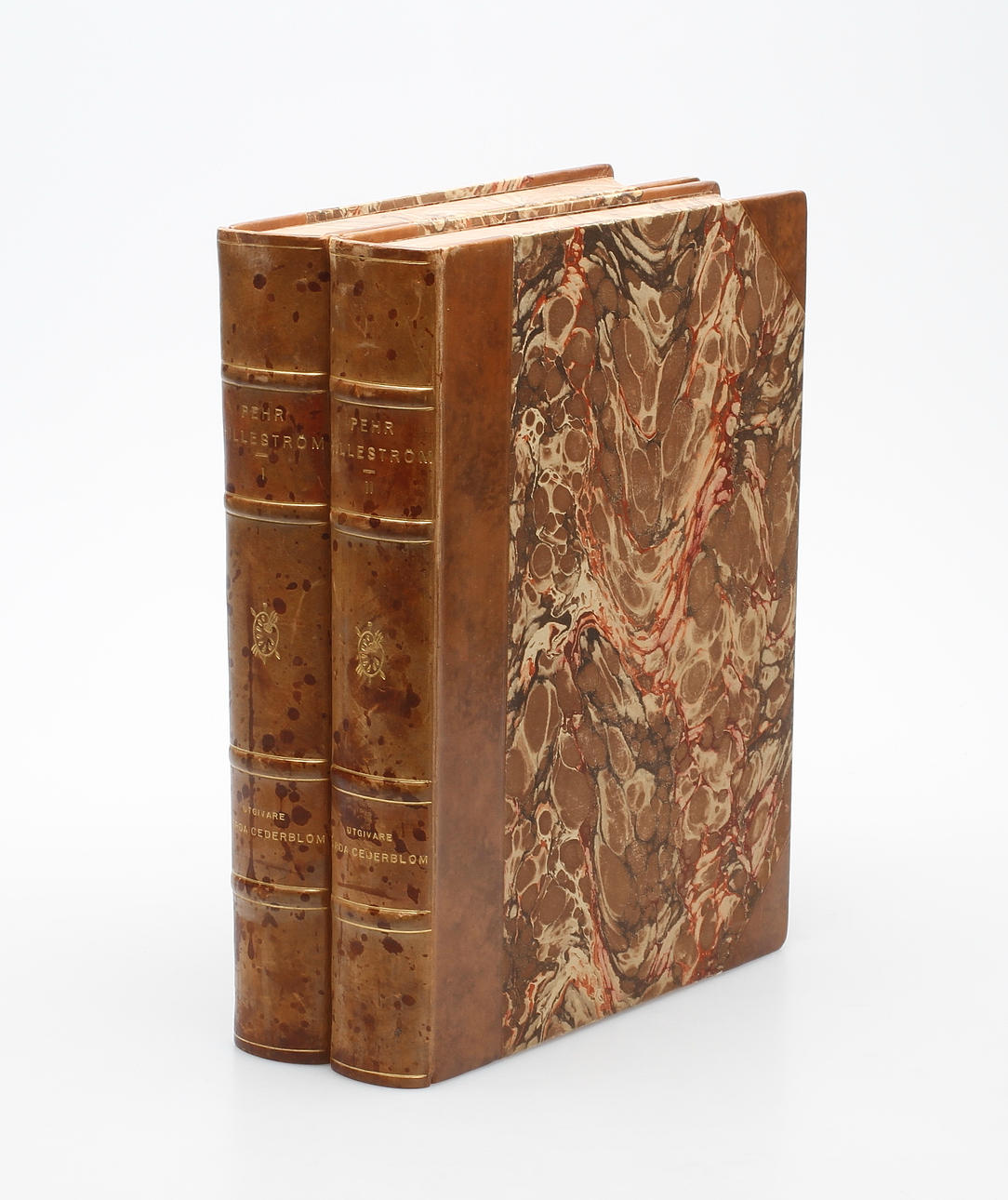 BÖCKER, 2 volymer, "Pehr Hilleström", Gerda Cederblom, Uppsala 1929.