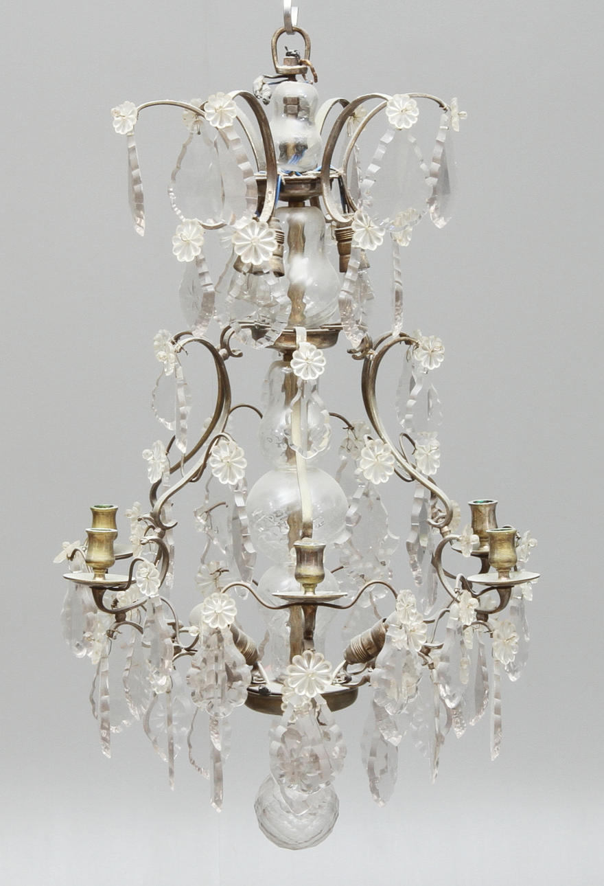 LJUSKRONA, med 6 ljusarmar, Barockstil, 1900-talets första hälft.