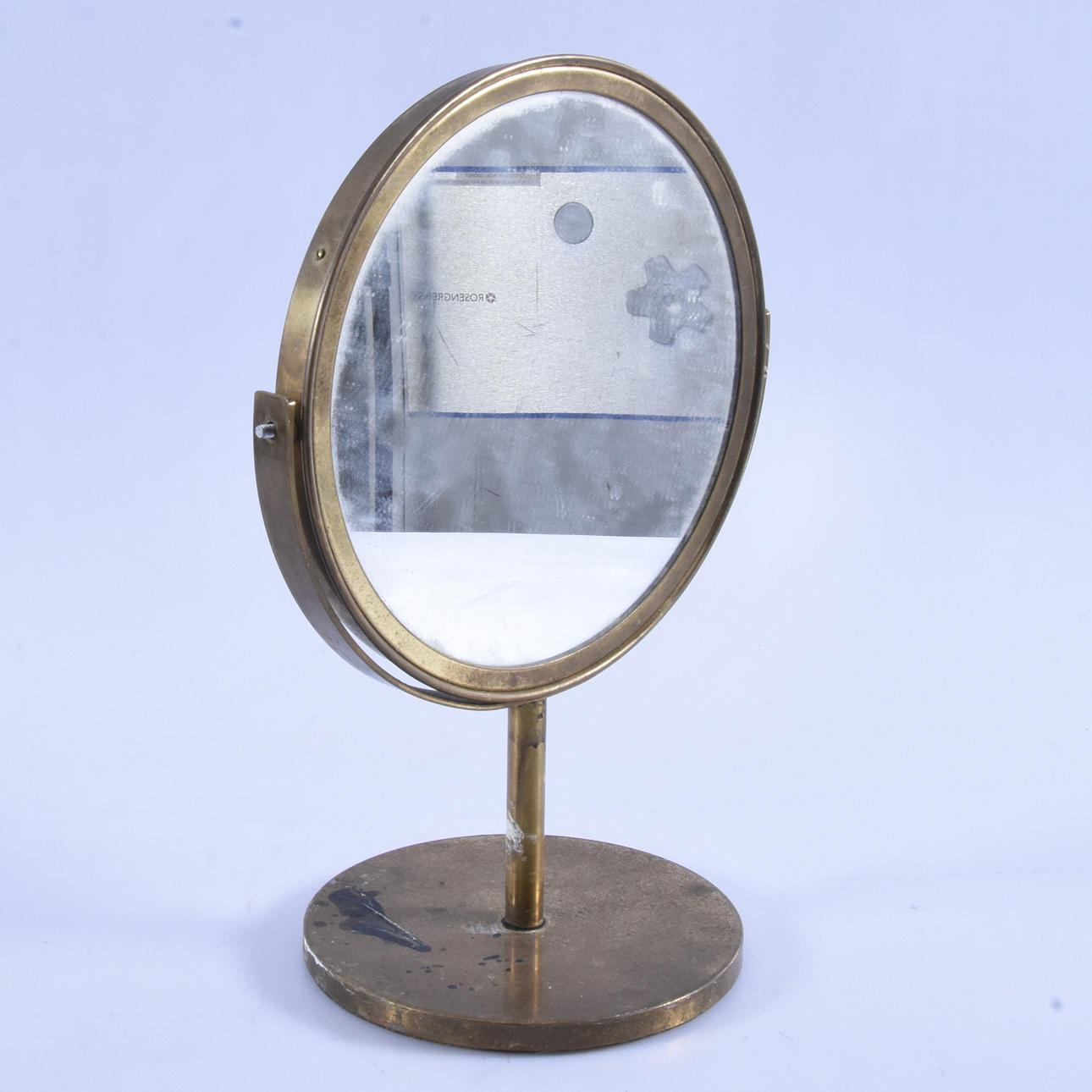 TABLE MIRROR, brass, Hans Agne Jakobsson, Markaryd.