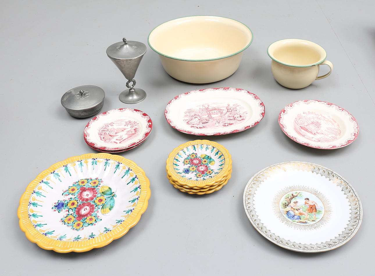 PARTI DIVERSE, 14 delar, bl.a Kockums, Rörstrand, m.m.