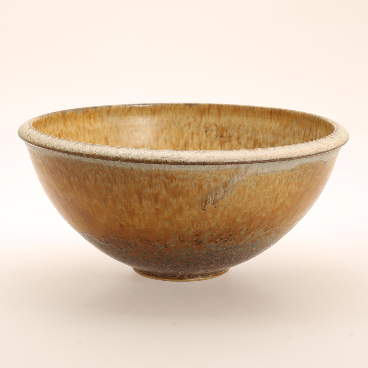 BOWL, stoneware, Mathias Fischer, Gotland, signed.