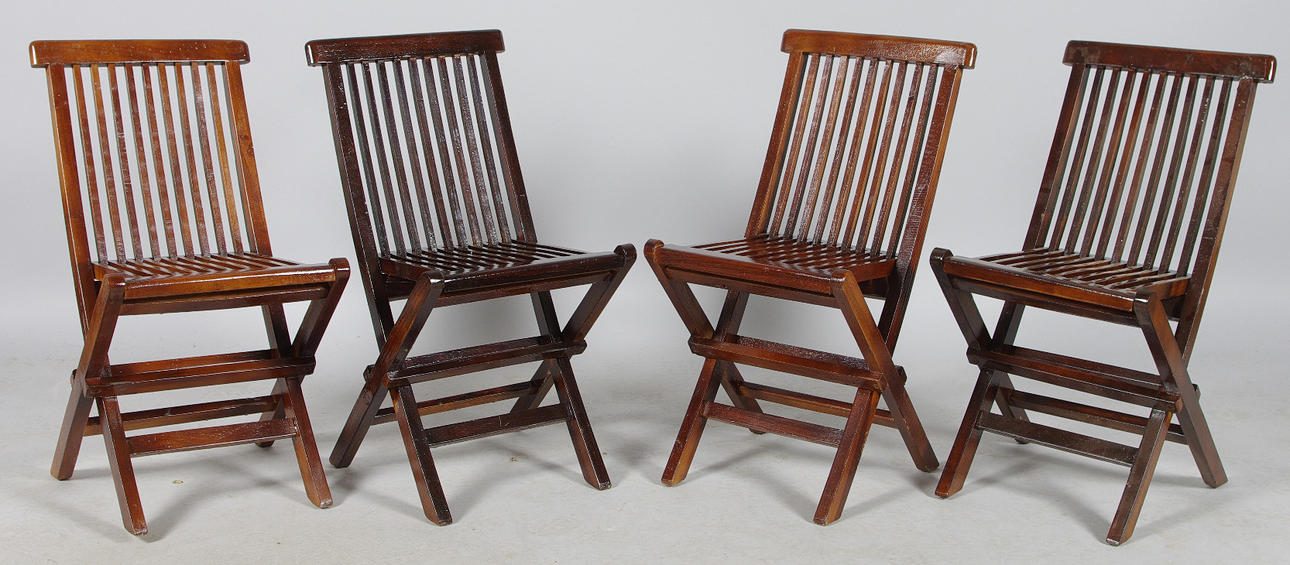 TRÄDGÅRDSSTOLAR, barnmodell, 4 stycken.